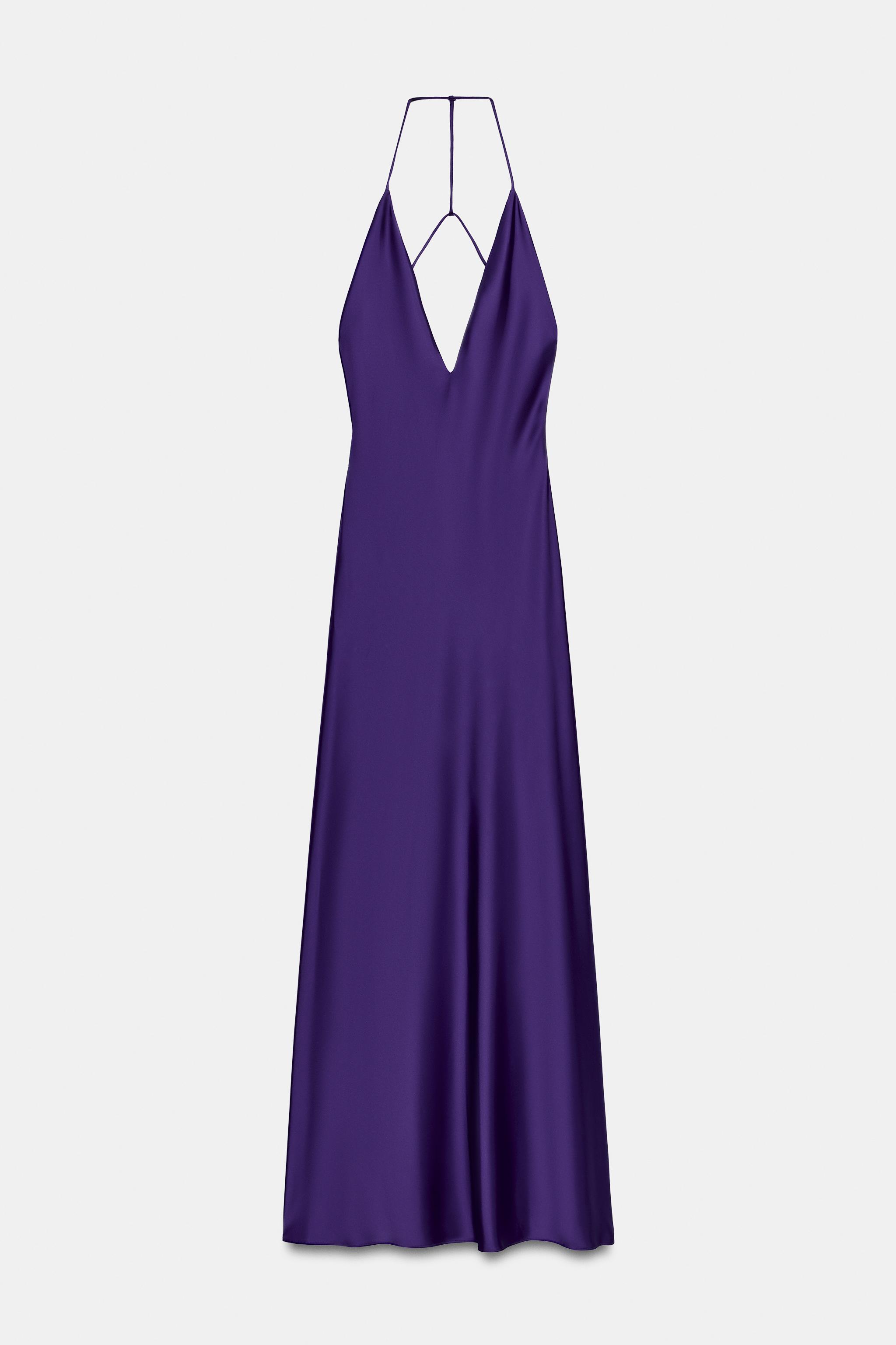 SATIN MAXI DRESS