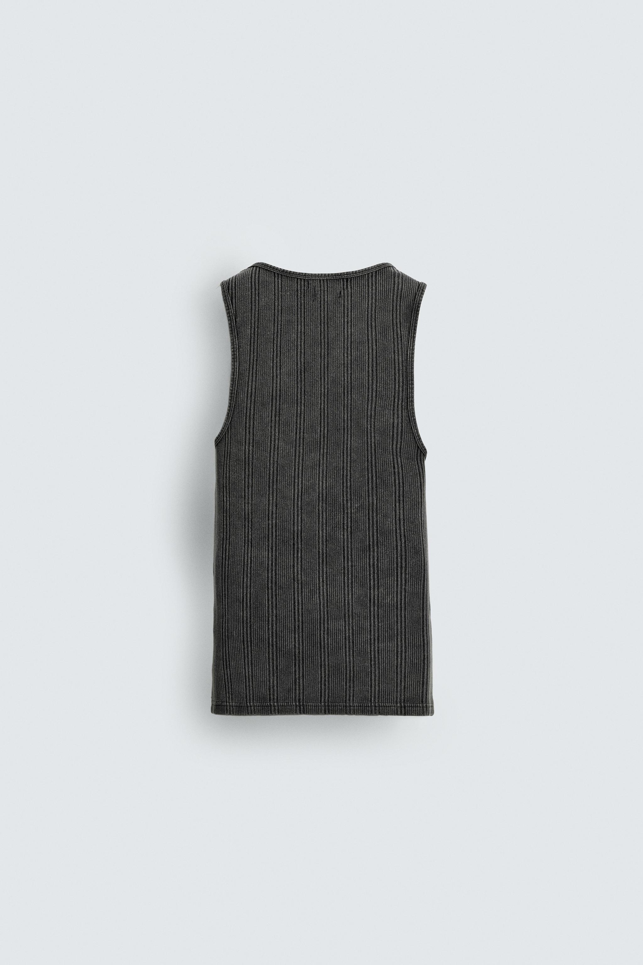RIBBED KNIT TANK TOP