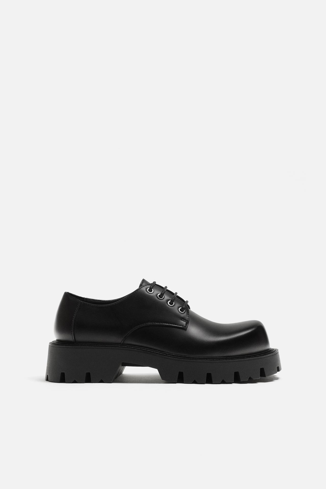 CHUNKY SOLE SHOES - Black by Zara