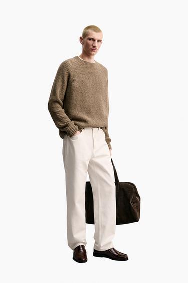 PURL KNIT FLECKED JUMPER ORIGINS - Malva pastel de Zara - Imagen 0