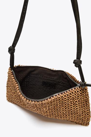 SAC PORTÉ ÉPAULE FANTAISIE - Marron de Zara - Image 6