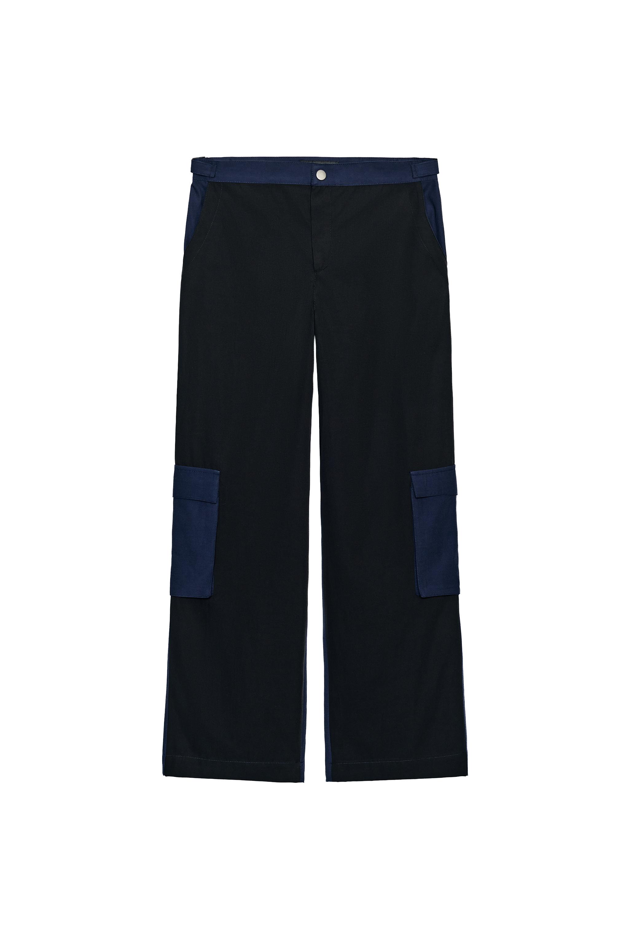 PANTALÓN COMBINADO BOLSILLOS ZW COLLECTION
