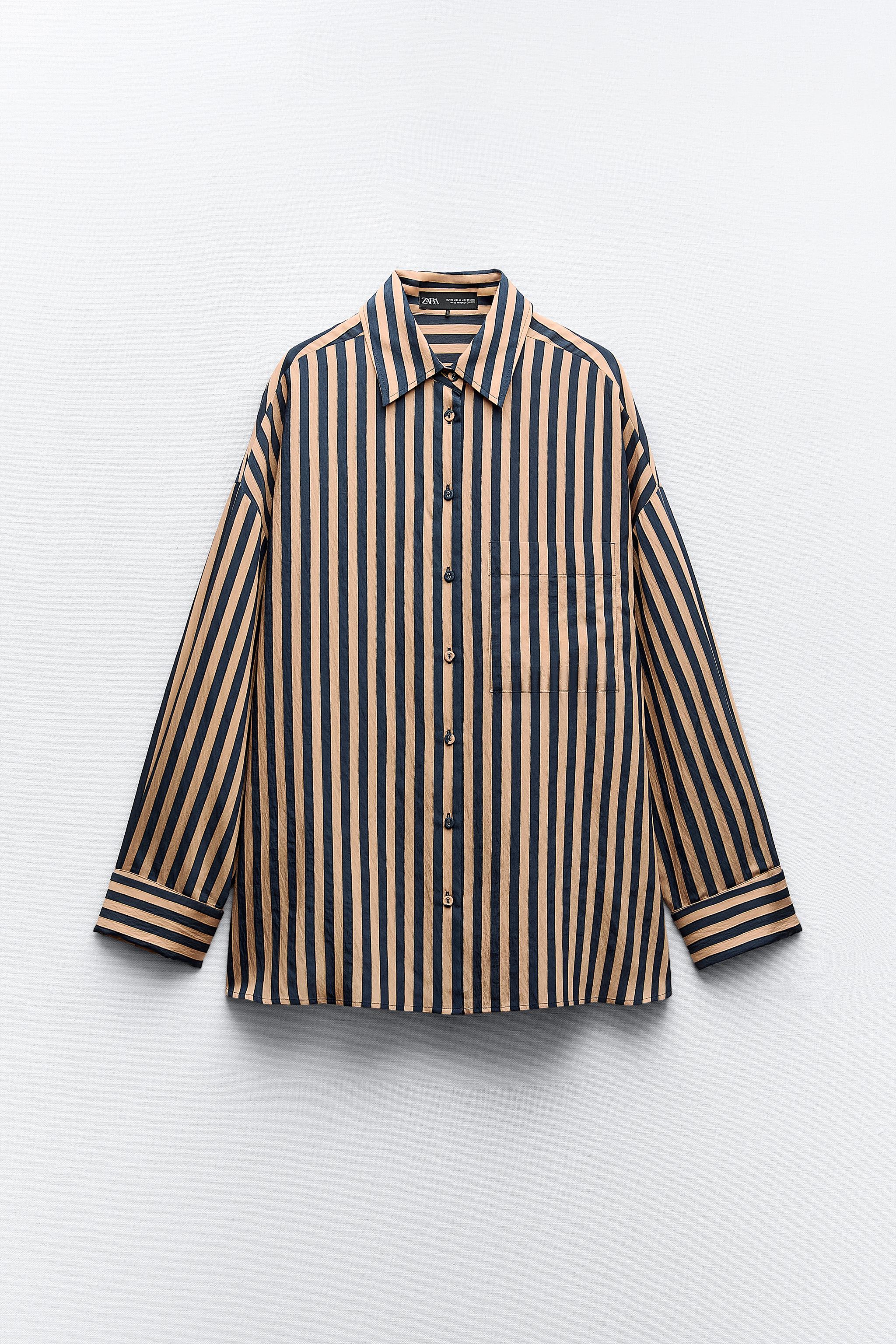 Joeoy Women's Loose Striped Long Sleeve Crop Top Sweatshirt at   (170 ZAR) ❤ liked on Polyvor…