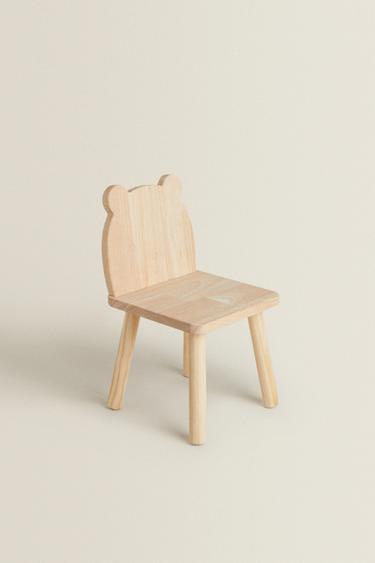 CHAISE BOIS OURSON - Beige clair de Zara - Image 1