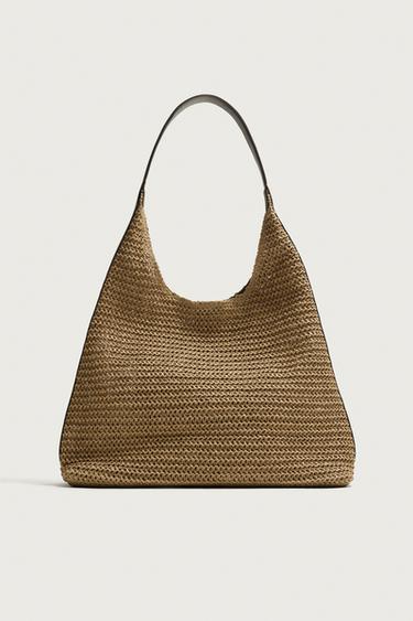BRAIDED TOTE BAG - Ecru White by Zara
