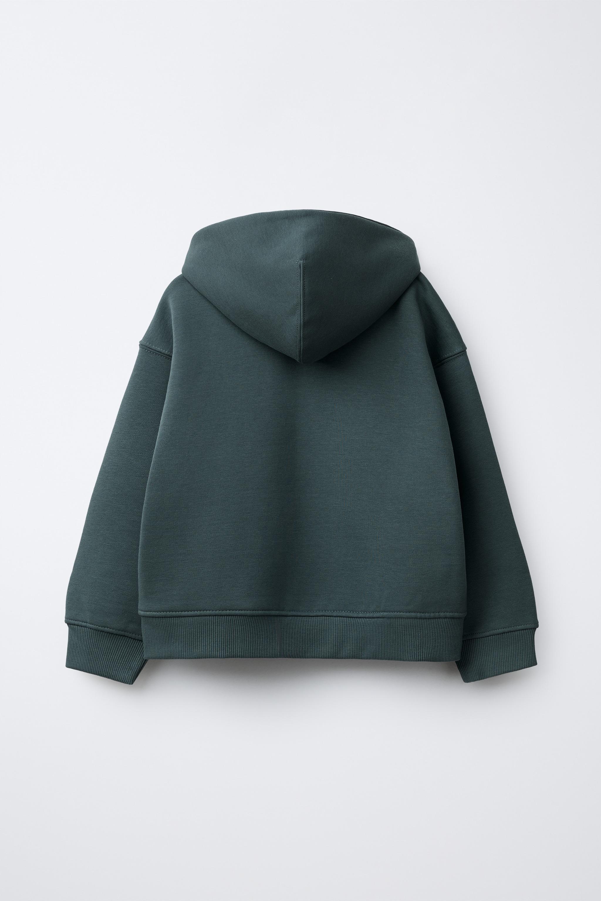 PLAIN HOODIE SWEATSHIRT