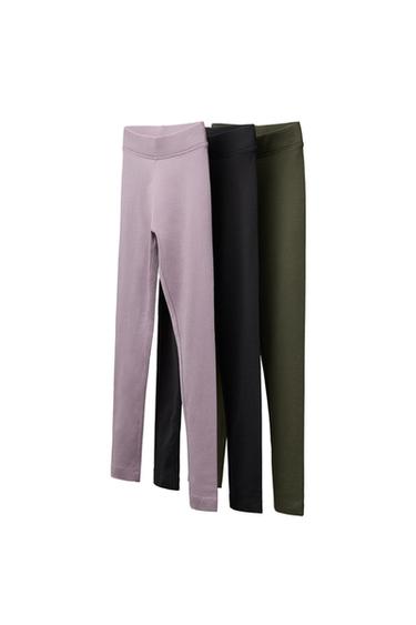 3ER-PACK EINFACH LEGGINGS - Verschiedene von Zara - Bild 0