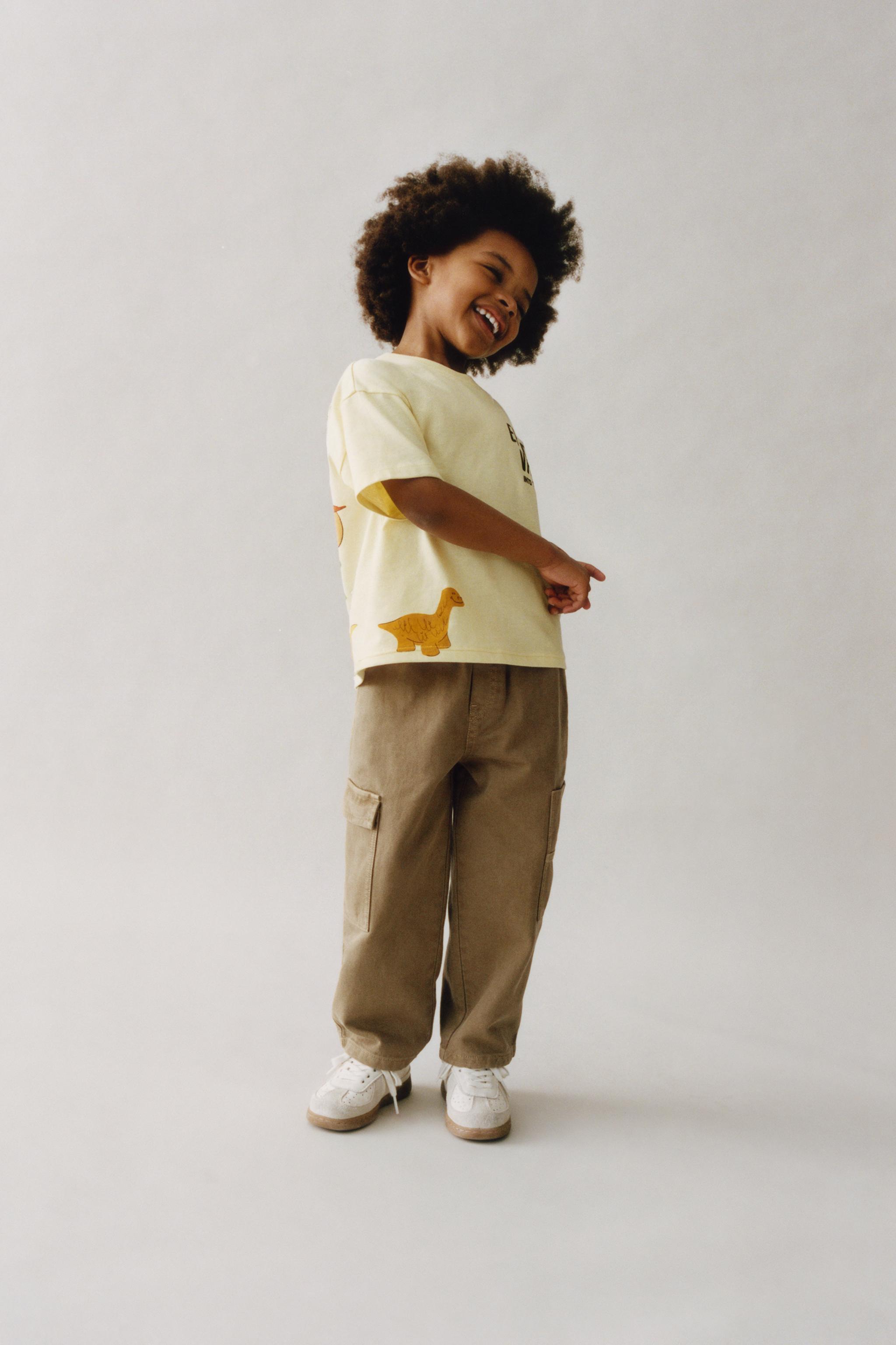 ツイル カーゴパンツ - ゴールデンブラウン | ZARA Japan / 日本