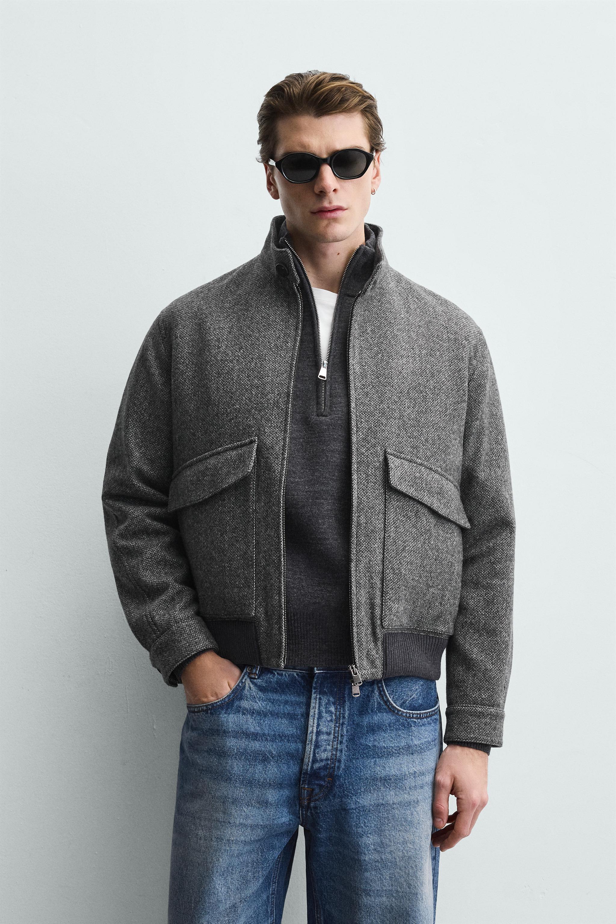 BLOUSON STRUCTURÉ CONTRASTANT