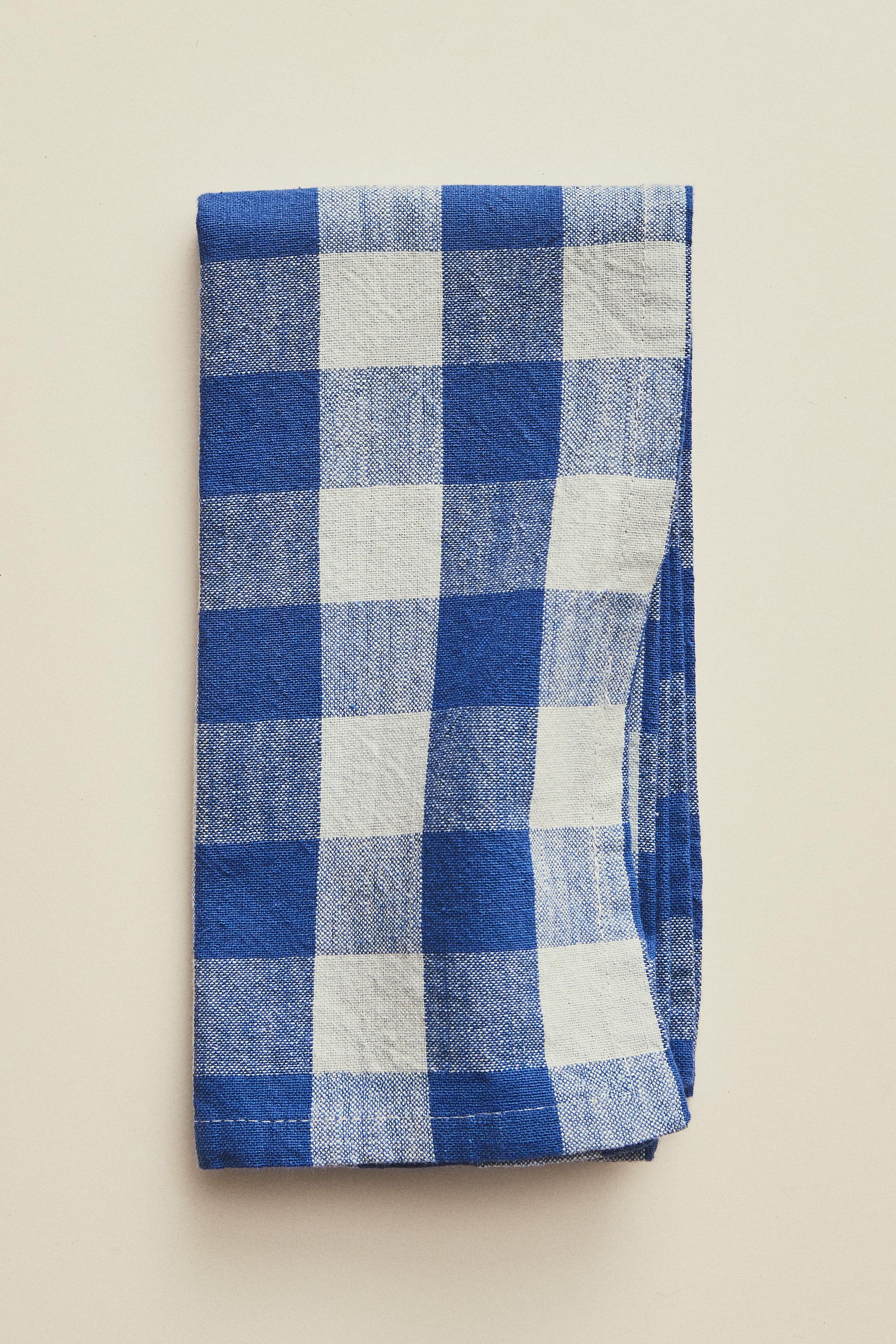 CHECKERED NAPKINS (PACK OF 2)