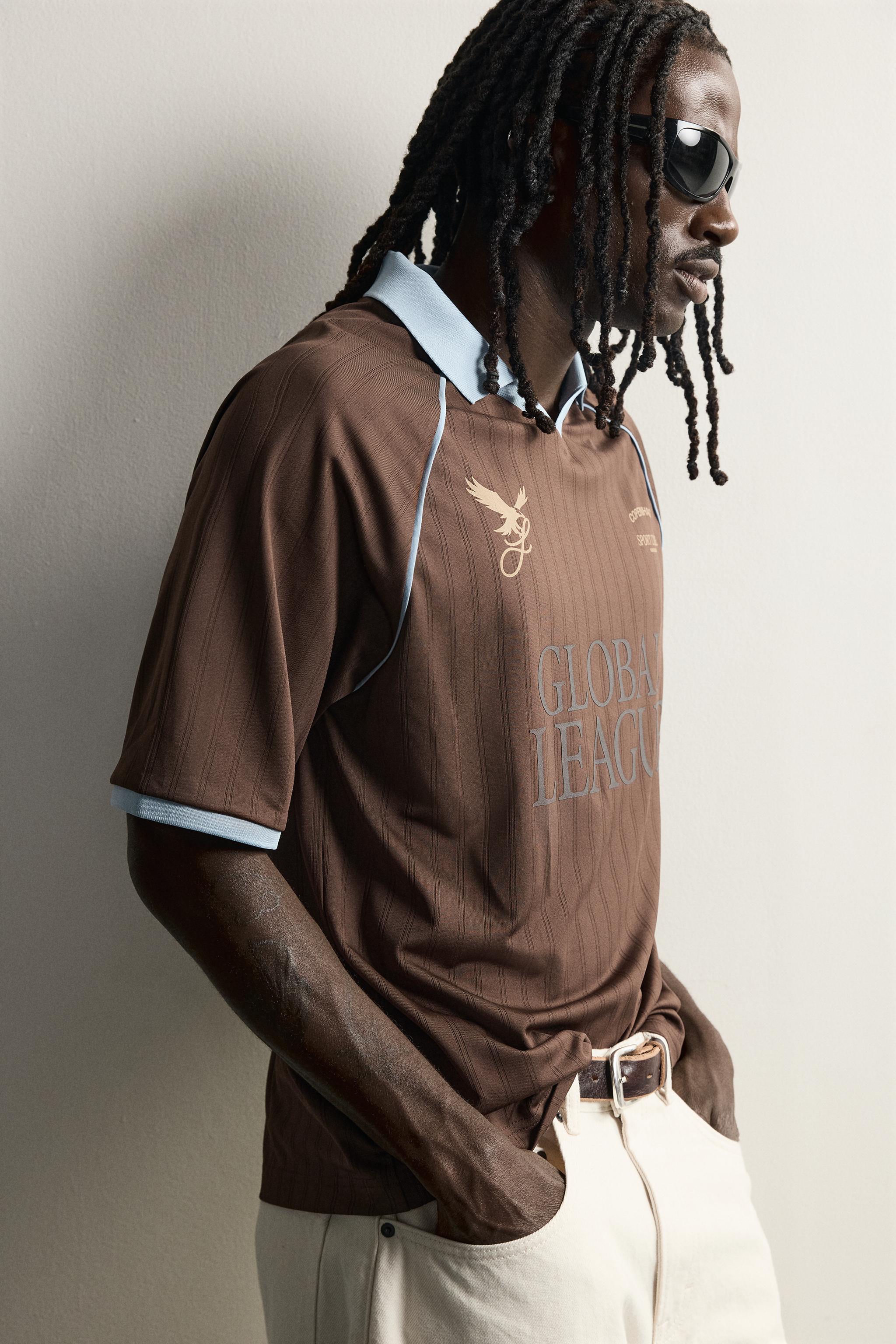 POLO COUPE DÉCONTRACTÉE FOOTBALL RÉTRO