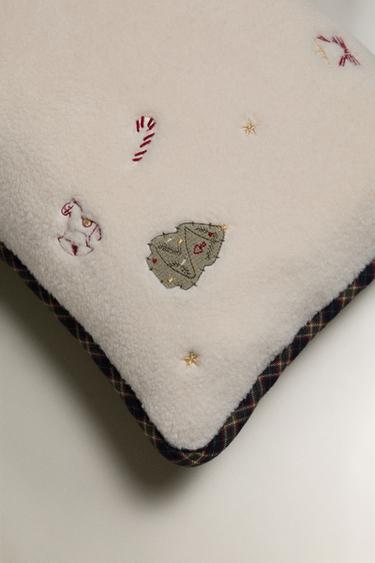 HOUSSE DE COUSSIN ENFANT CARREAUX NOËL - Multicolore de Zara - Image 1