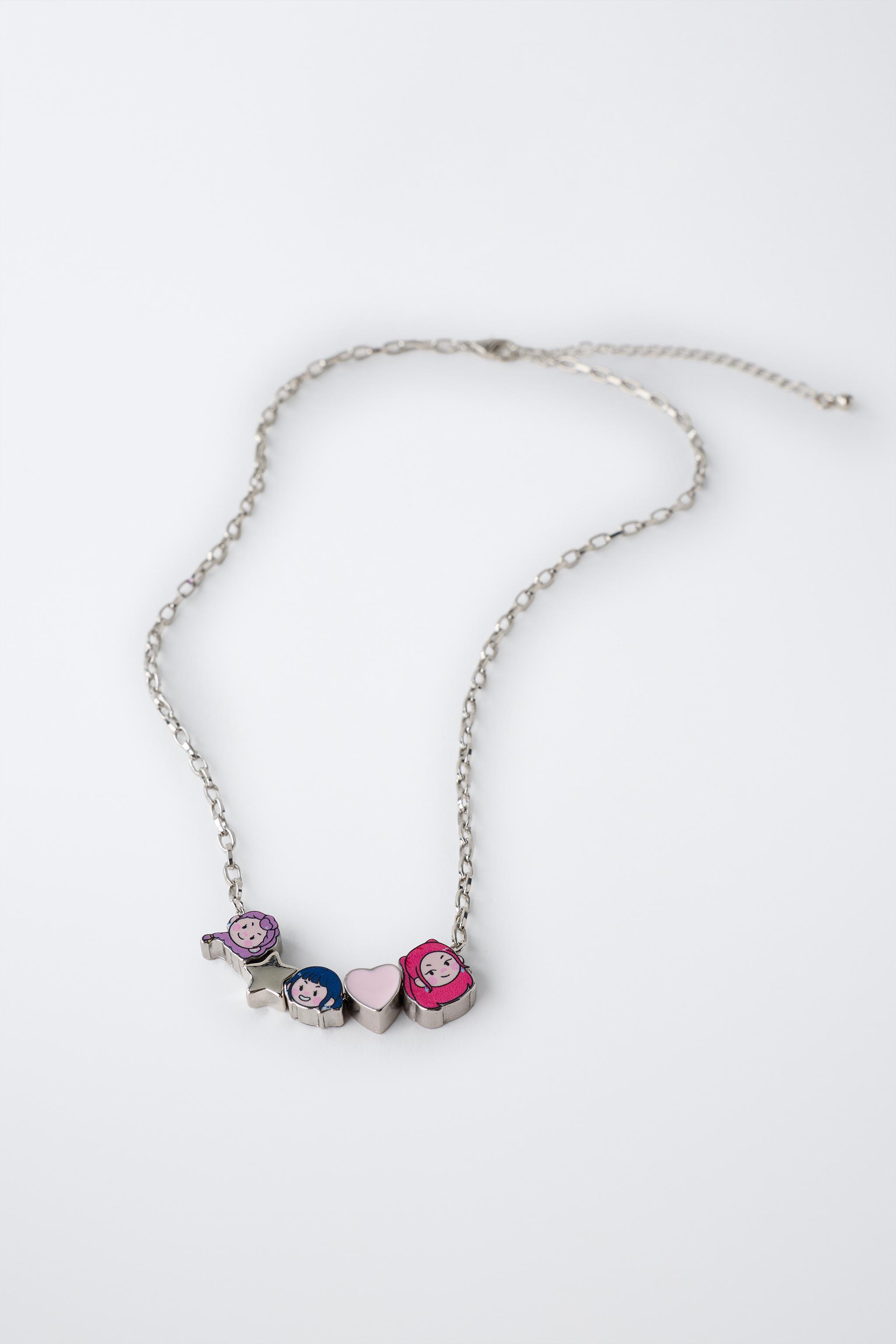 KPOP DEMON HUNTERS™ NETFLIX © NECKLACE AND BRACELET SET — Pink