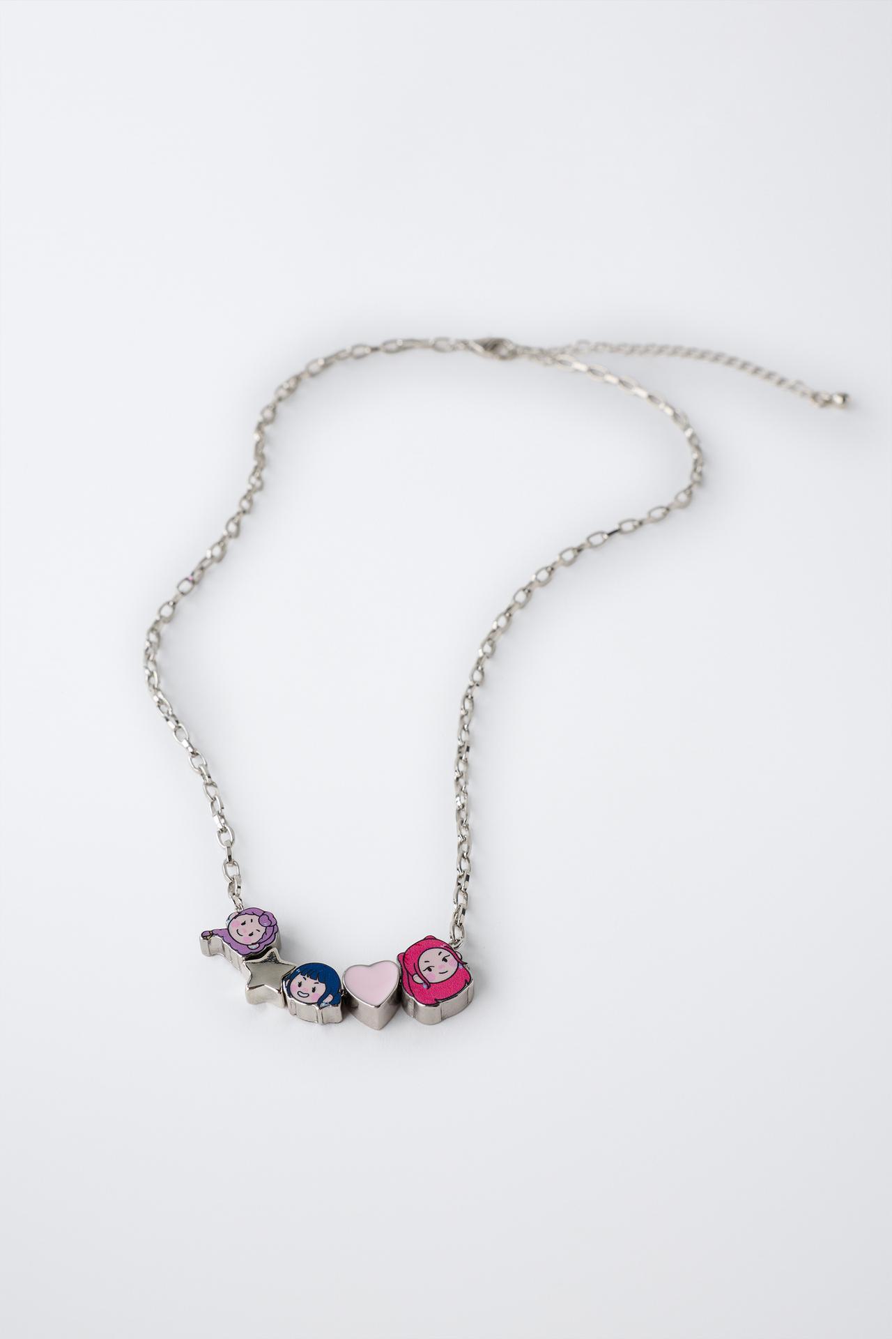 KPOP DEMON HUNTERS™ NETFLIX © NECKLACE AND BRACELET SET — Pink
