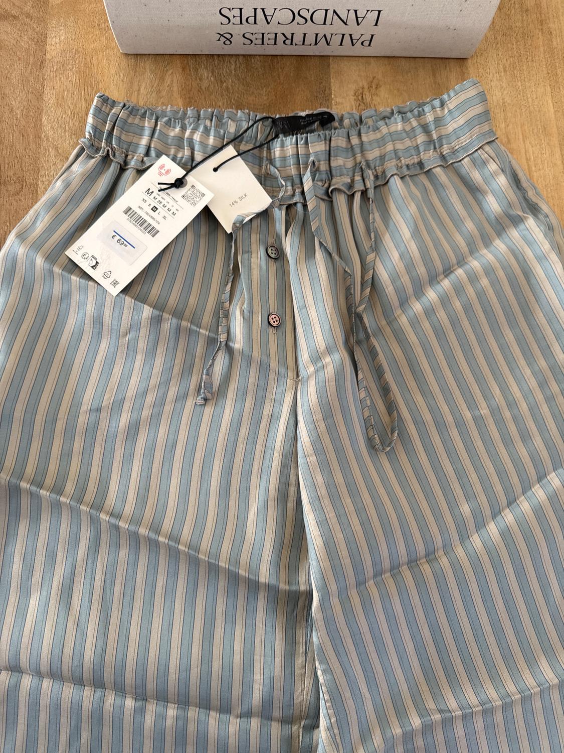 STRIPED PYJAMA TROUSERS ZW COLLECTION - Image 3