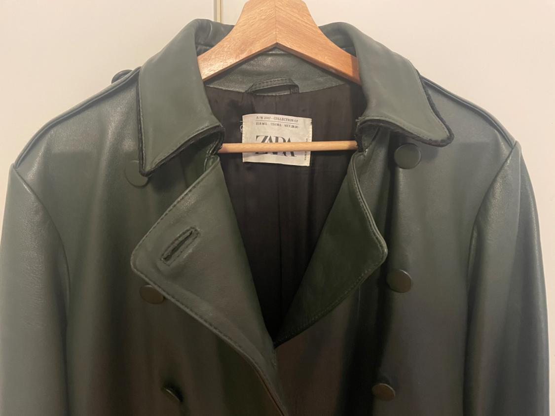 LEATHER TRENCH COAT - Image 7