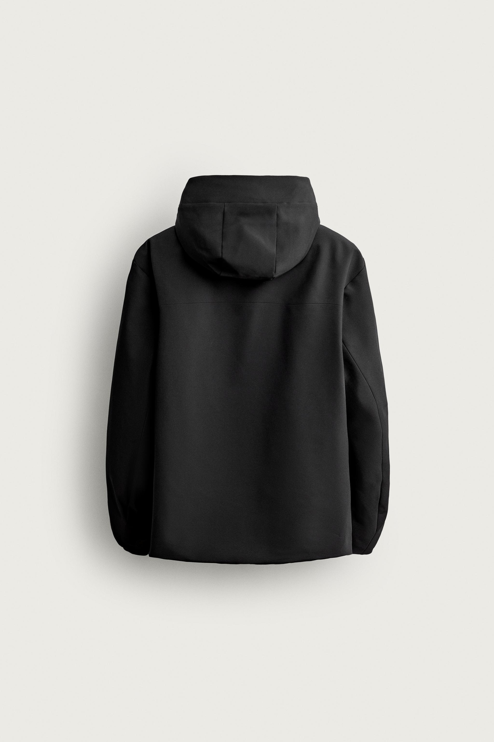 TECHNICAL WATER-REPELLENT HOODED JACKET