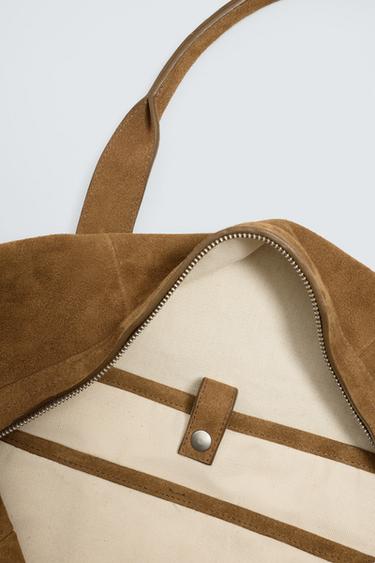 LIMITED EDITION LEATHER TRAVEL BAG - Brown by Zara - Image 6