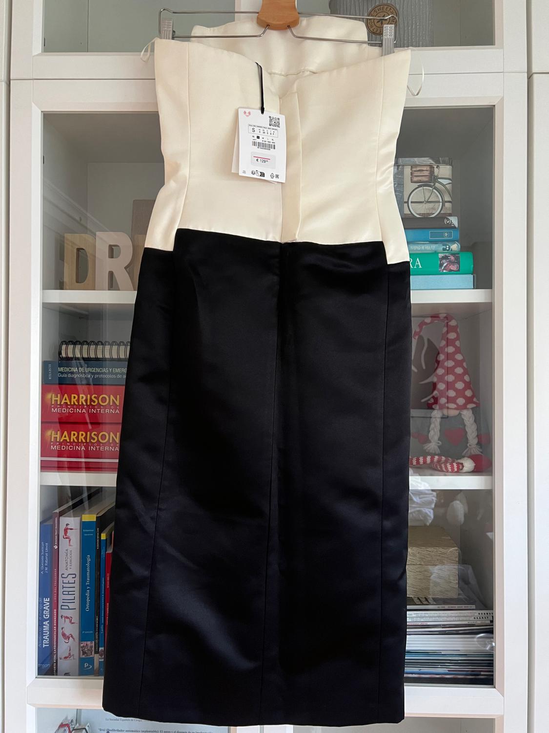 CONTRAST CORSETRY-INSPIRED DRESS - LIMITED EDITION - Image 2