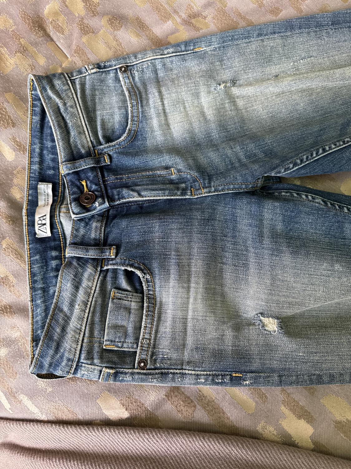 Z1975 RIPPED PRINT JEANS - Image 3