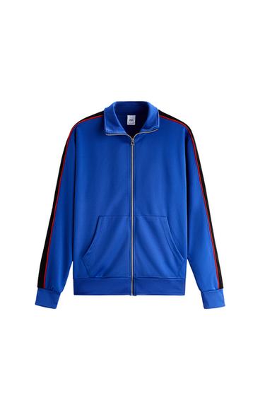 SUDADERA CREMALLERA BANDA