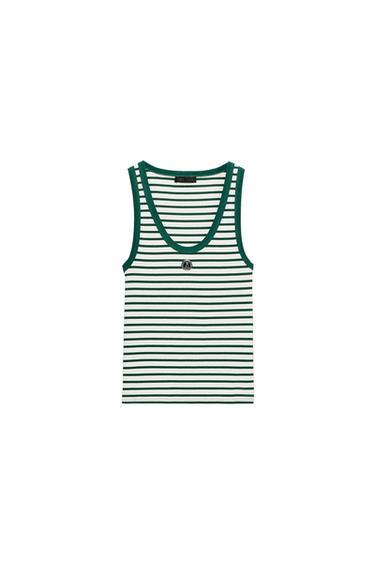 TOP À RAYURES ZA - rayures de Zara