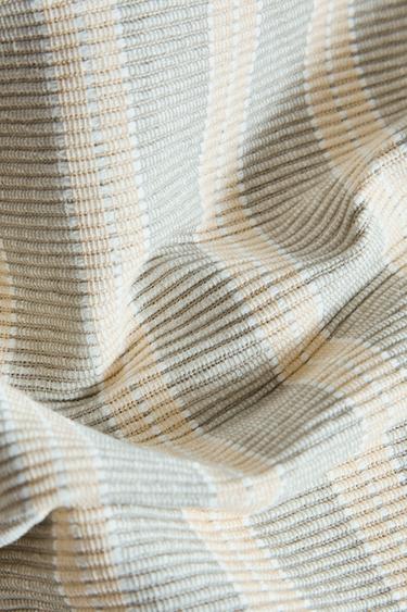 STRIPED TABLE RUNNER - Green / Blue by Zara - Image 3