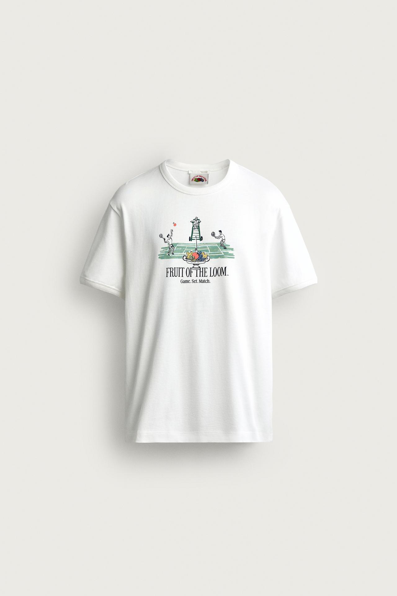FRUIT OF THE LOOM™ GRAPHIC T-SHIRT — White