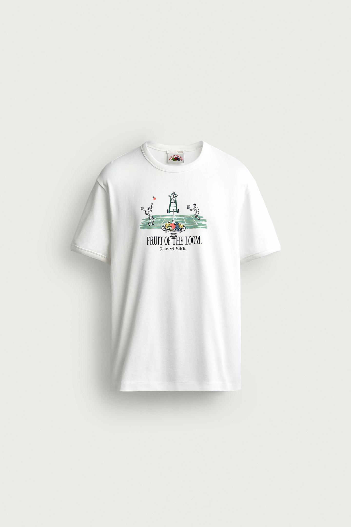 Мужская футболка Zara Fruit OF the Loom™ Graphic, цвет: Белый — фото 6