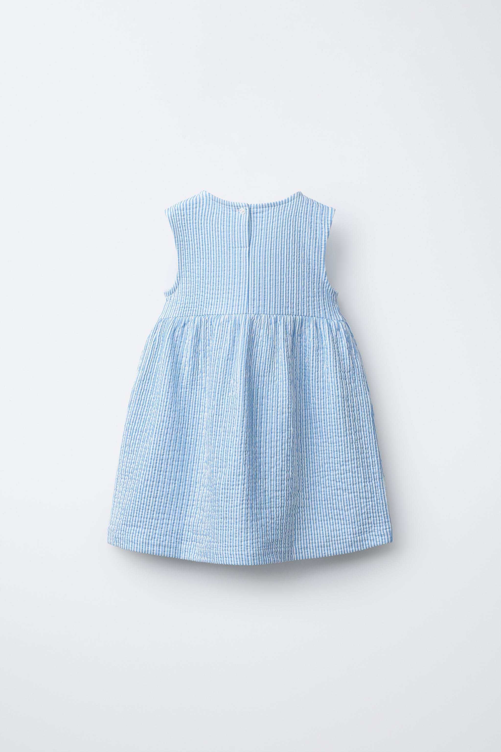 STRIPED HEART PRINT DRESS