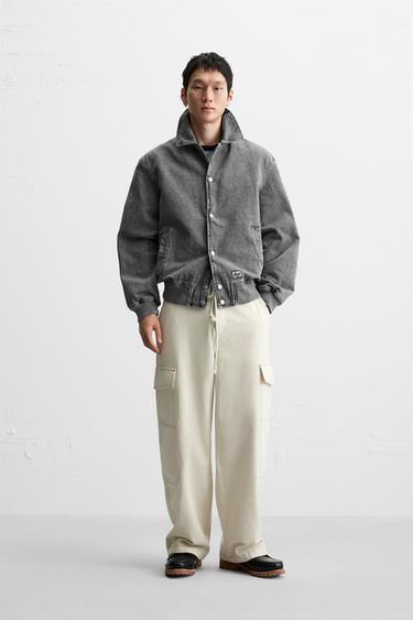 BOMBER JACKET - Grey by Zara
