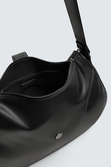 PLAIN CROSSBODY BAG - Black by Zara - Image 5