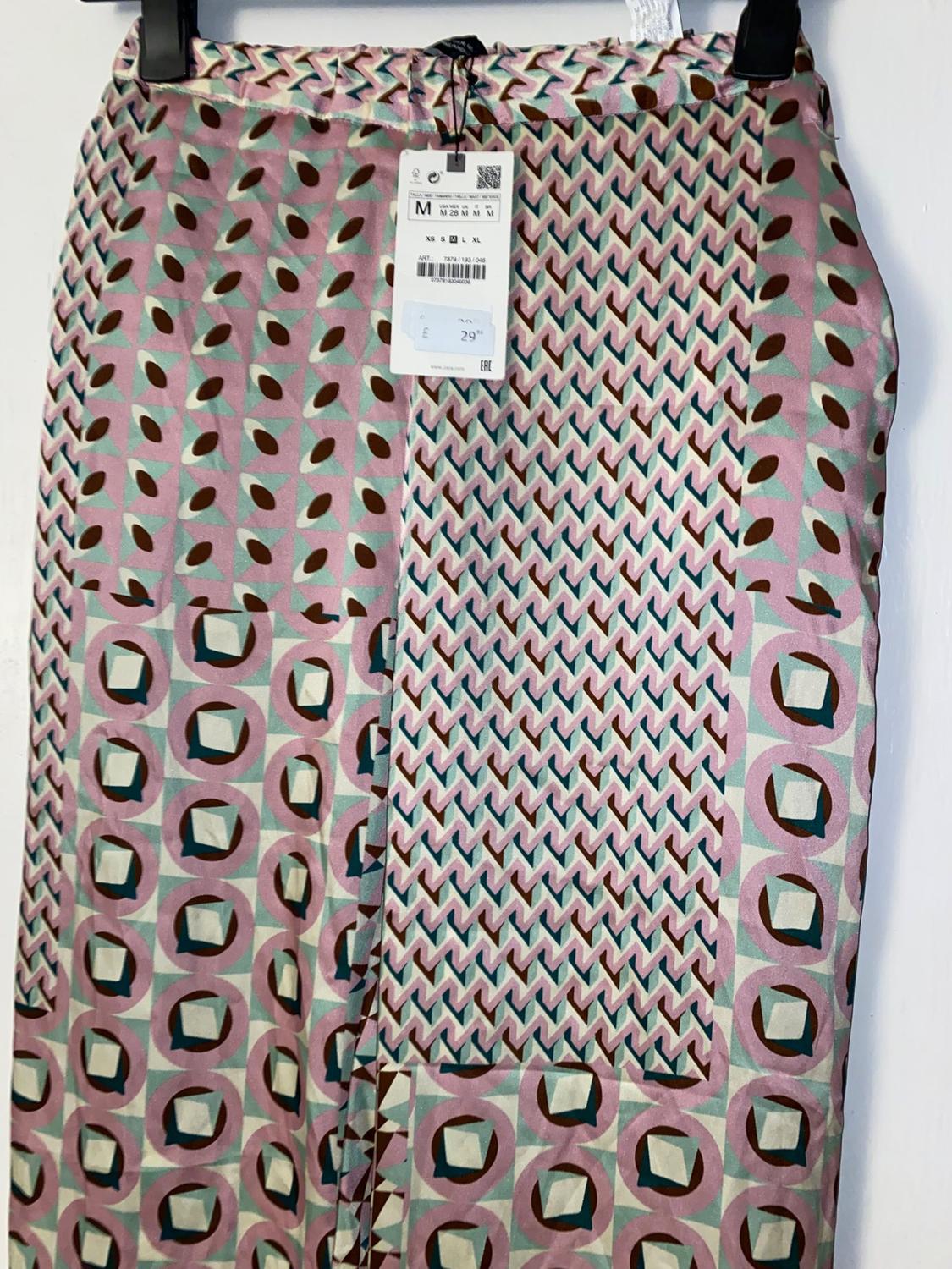 PRINTED PALAZZO TROUSERS - Image 2