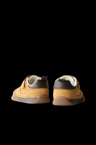 Zara RETRO SNEAKERS - Brown