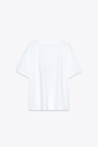 GIRLS’ PRINTED T-SHIRT - White by Zara - Image 5