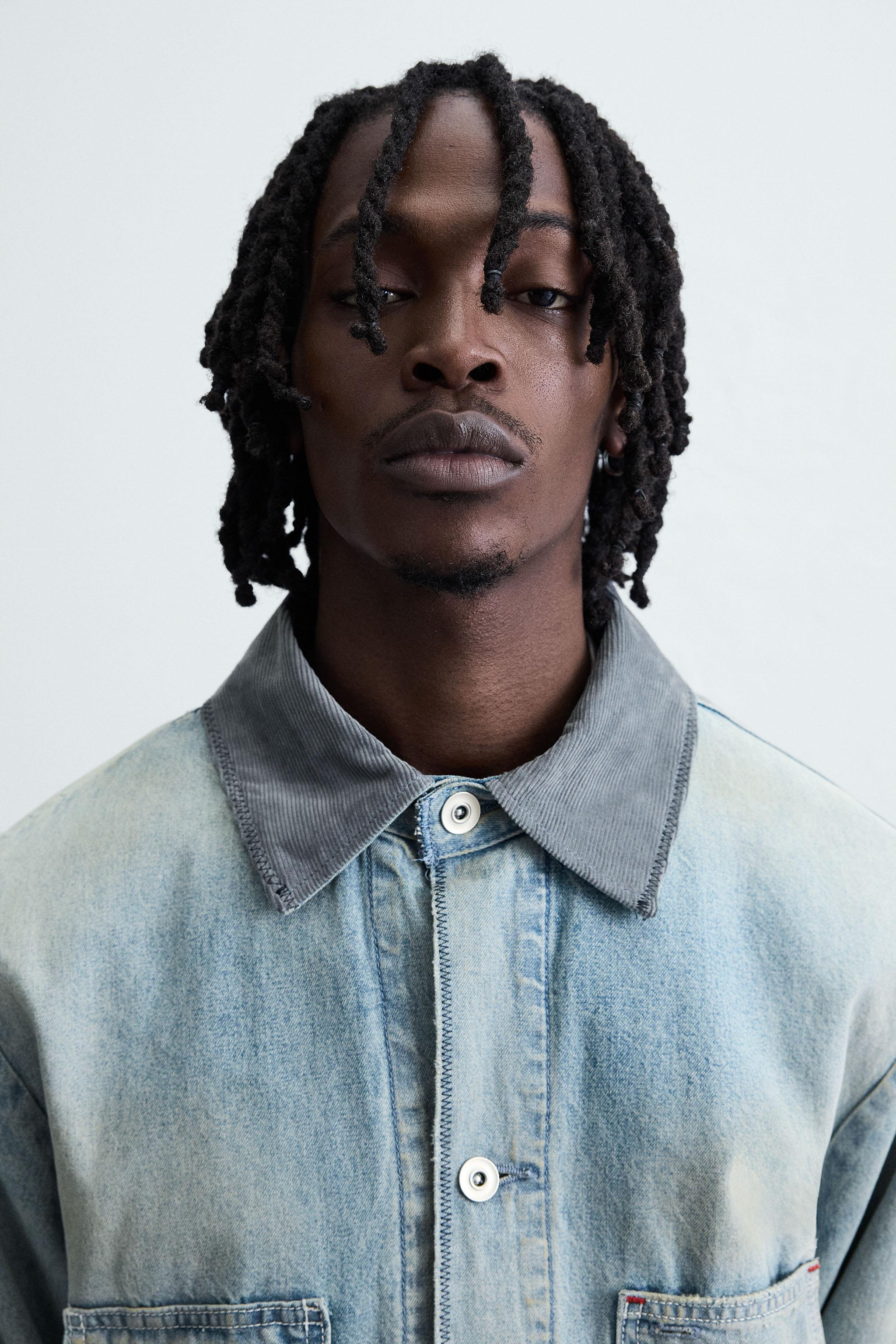 VINTAGE WASHED DENIM OVERSHIRT