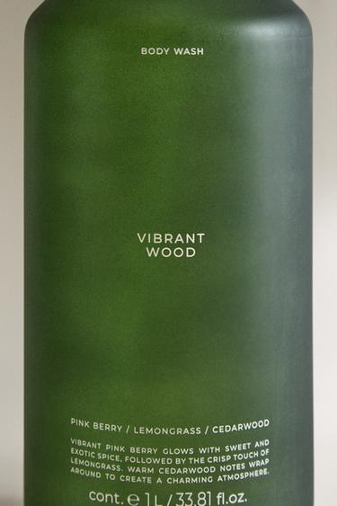 (1 L) VIBRANT WOOD LIQUID BODY SOAP - Green by Zara - Image 2