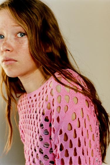 RED JUMPER - Pink by Zara