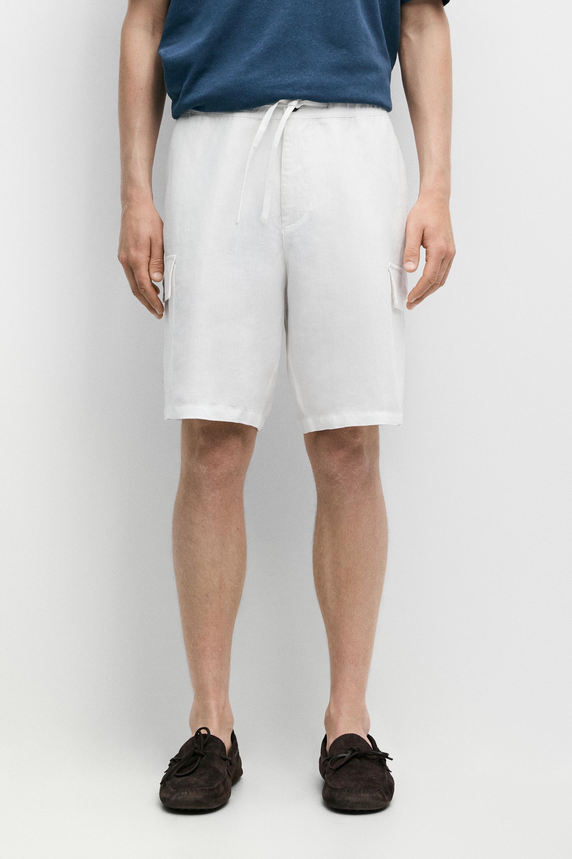 Bermuda cargo 100 % lin