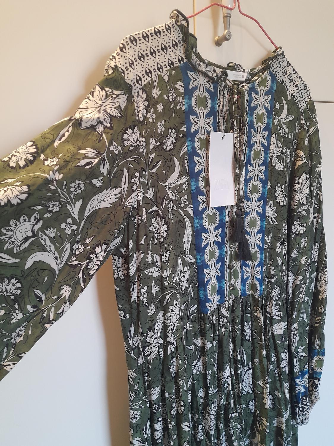 PRINTED MIDI DRESS - Image 4