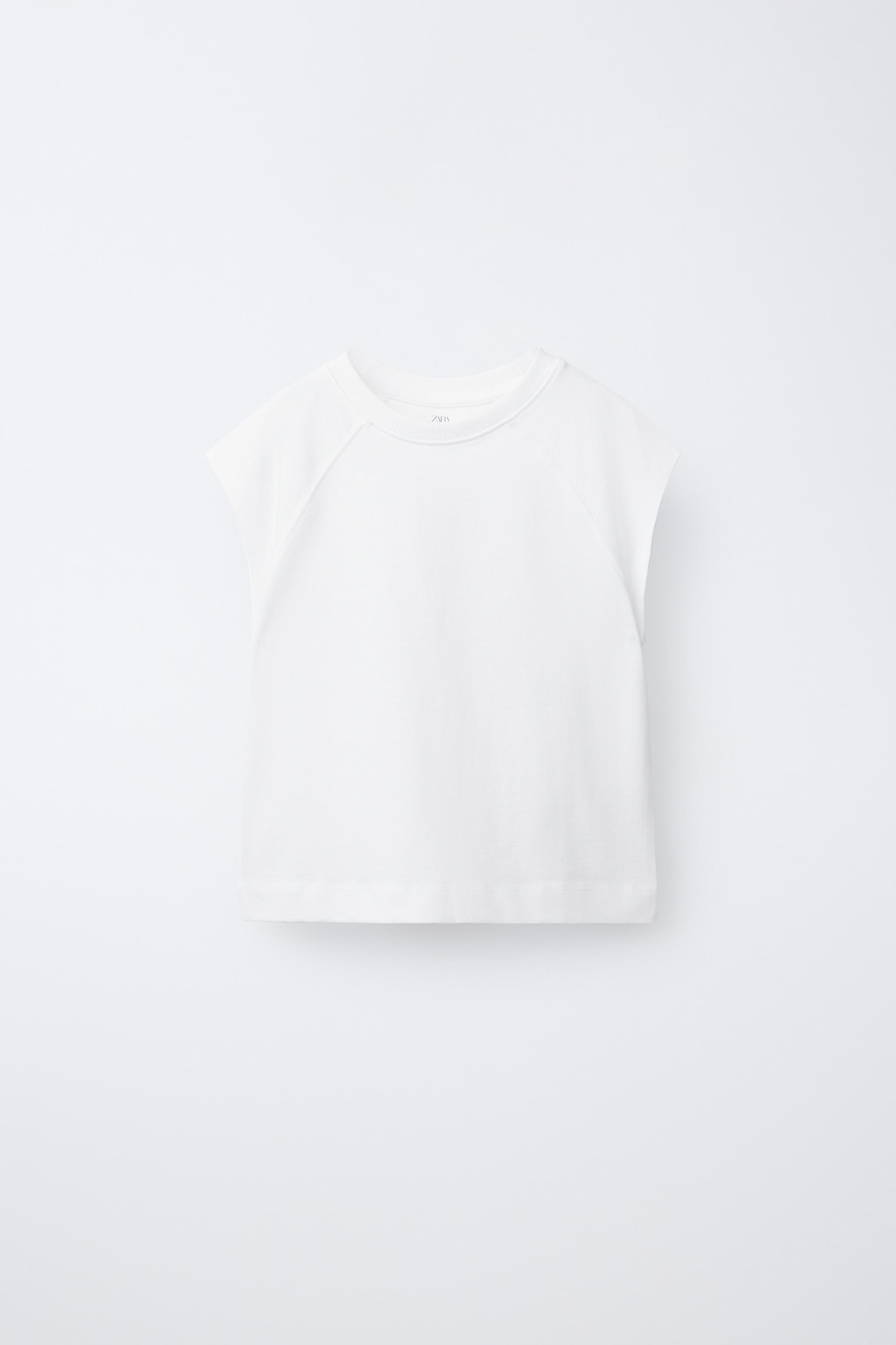 T-SHIRT UNI À MANCHES RAGLAN
