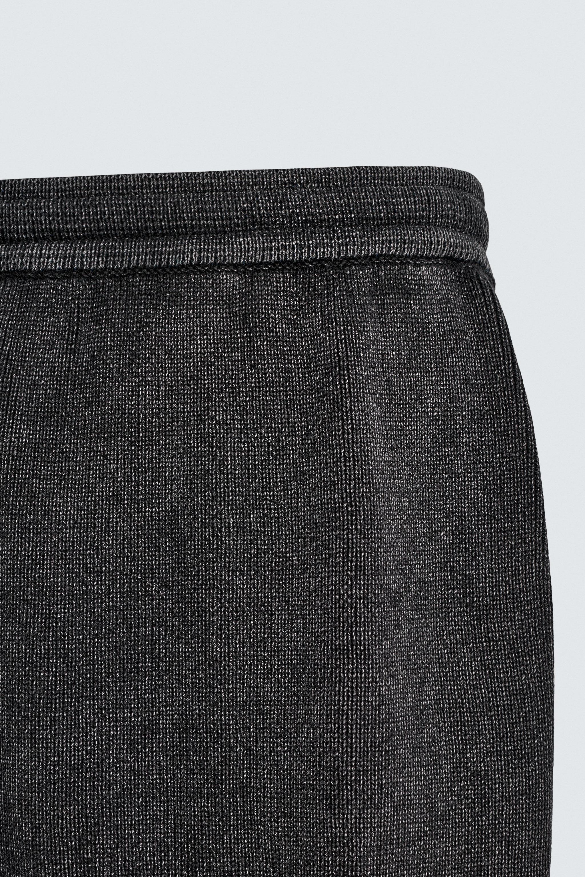 PANTALON EN MAILLE STRUCTURÉE