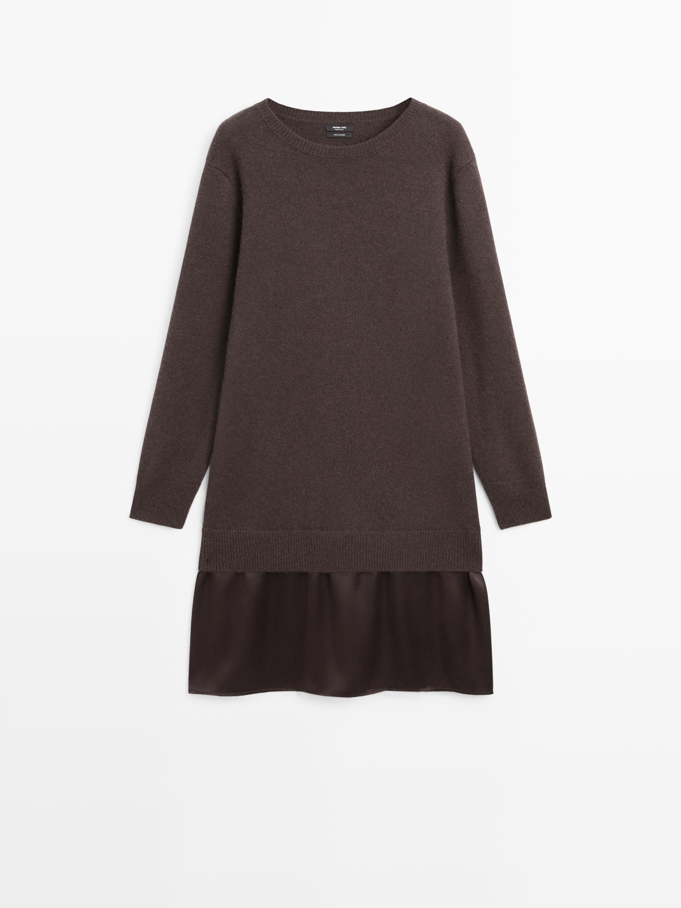 100% cashmere sweater dress