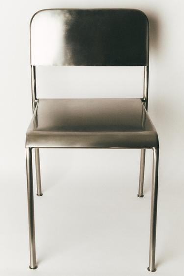 SILLA ESTRUCTURA ACERO - Plata Mate de Zara