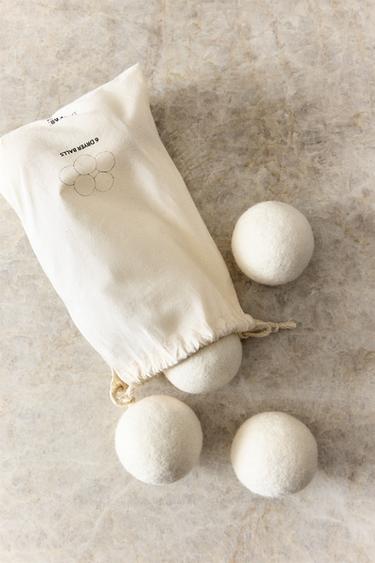 BOLAS PARA MÁQUINA DE SECAR (CONJUNTO DE 6) - Creme da Zara