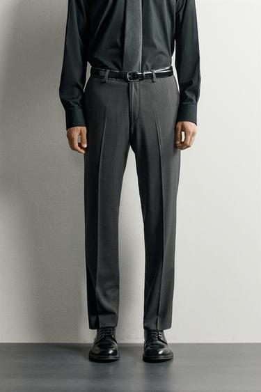COMFORT REGULAR FIT SUIT PANTS — Anthracite Gray 2