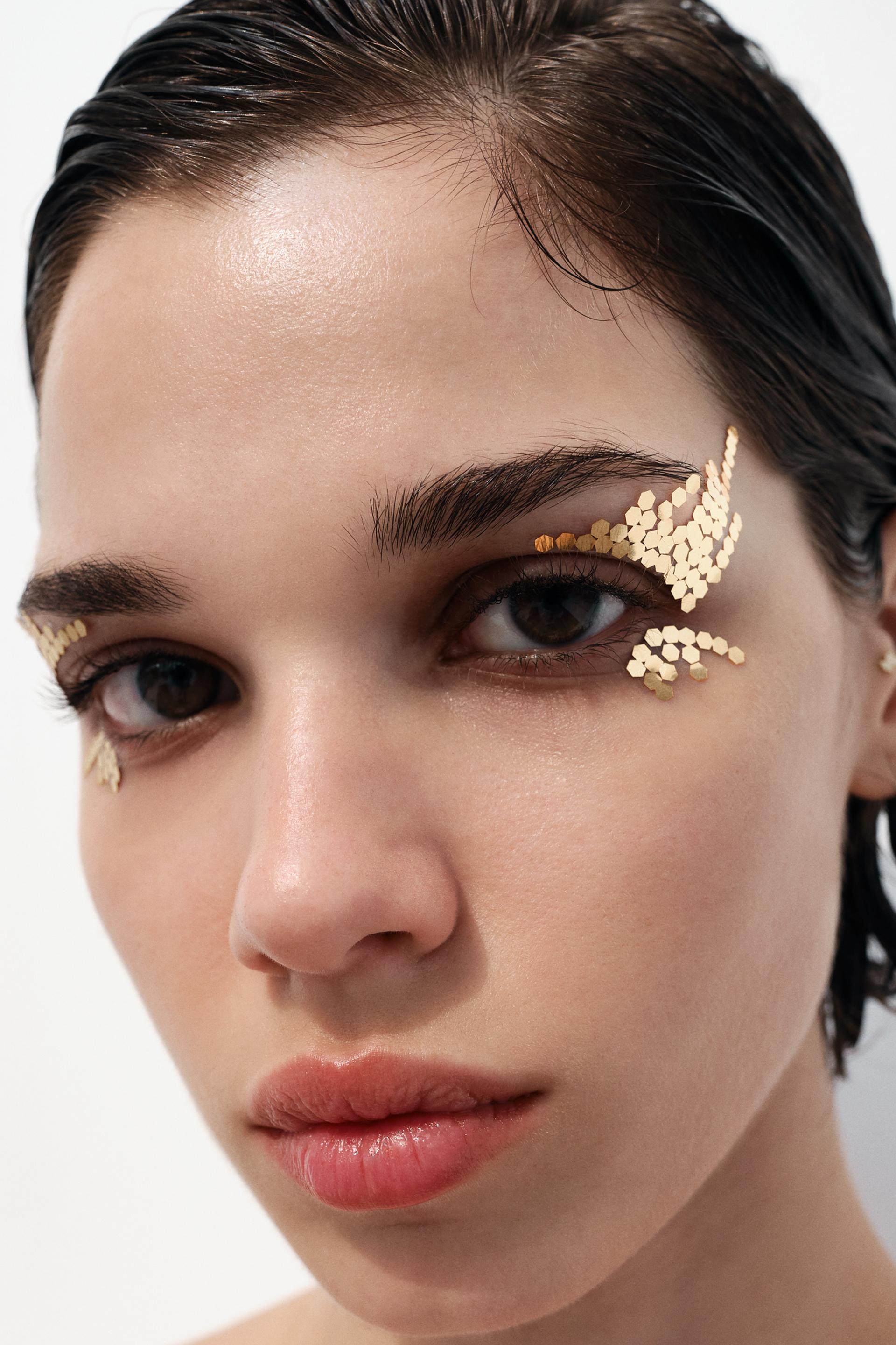 ZARA THE GOLD EDIT JEWELRY STICKERS - tinted leather | ZARA UAE - Dubai ...