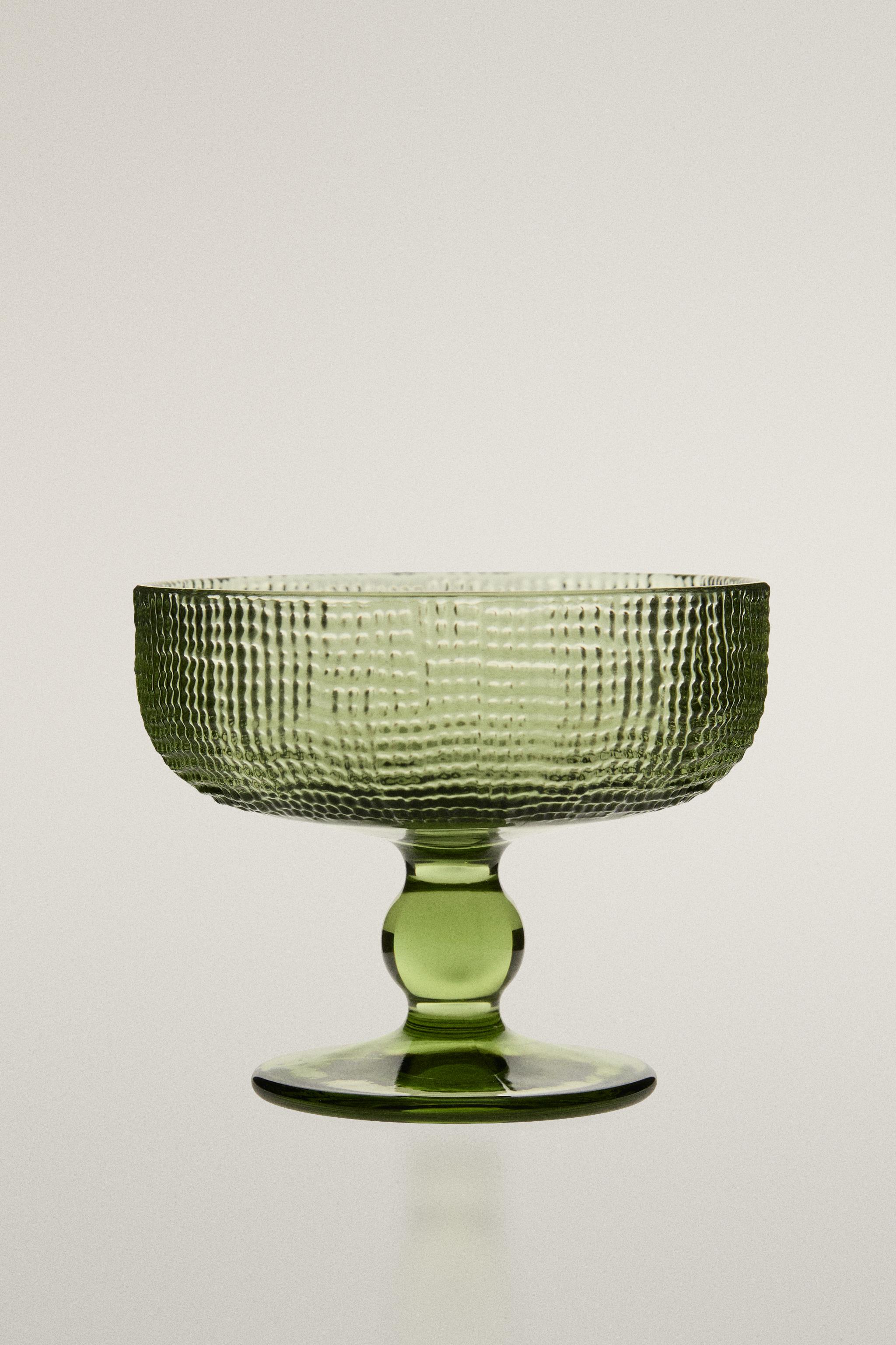 EMBOSSED GLASS ICE-CREAM CUP