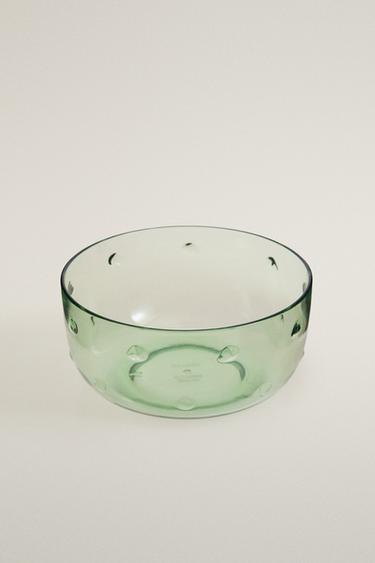ACRYLIC BOWL WITH POLKA DOTS - Green by Zara - Image 1