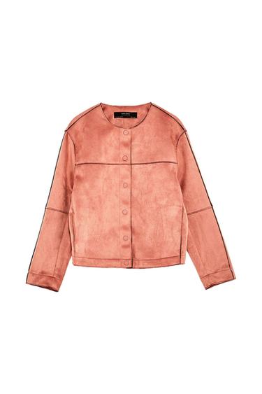 SUEDE EFFECT JACKET